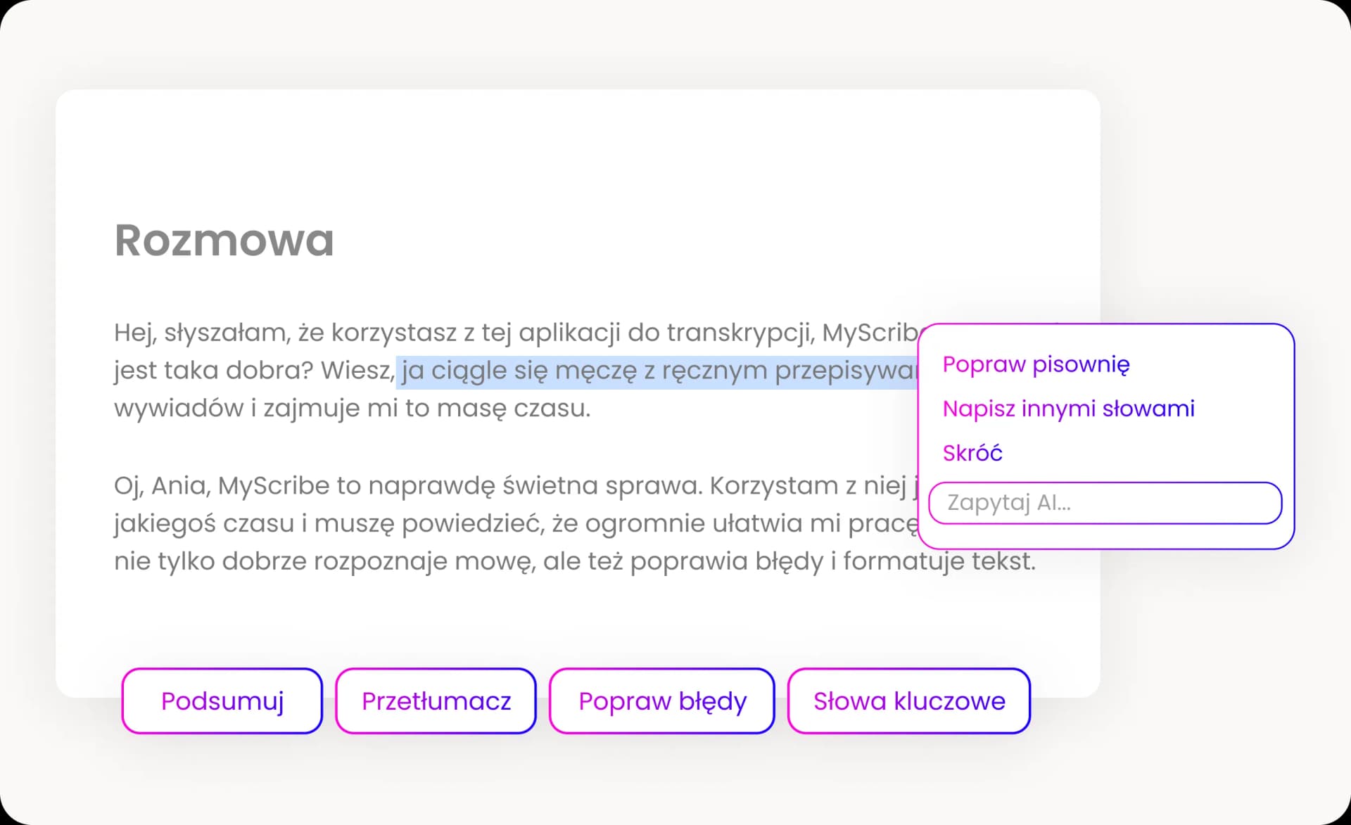 Ai example